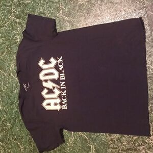 AC/DC tee shirt size large black